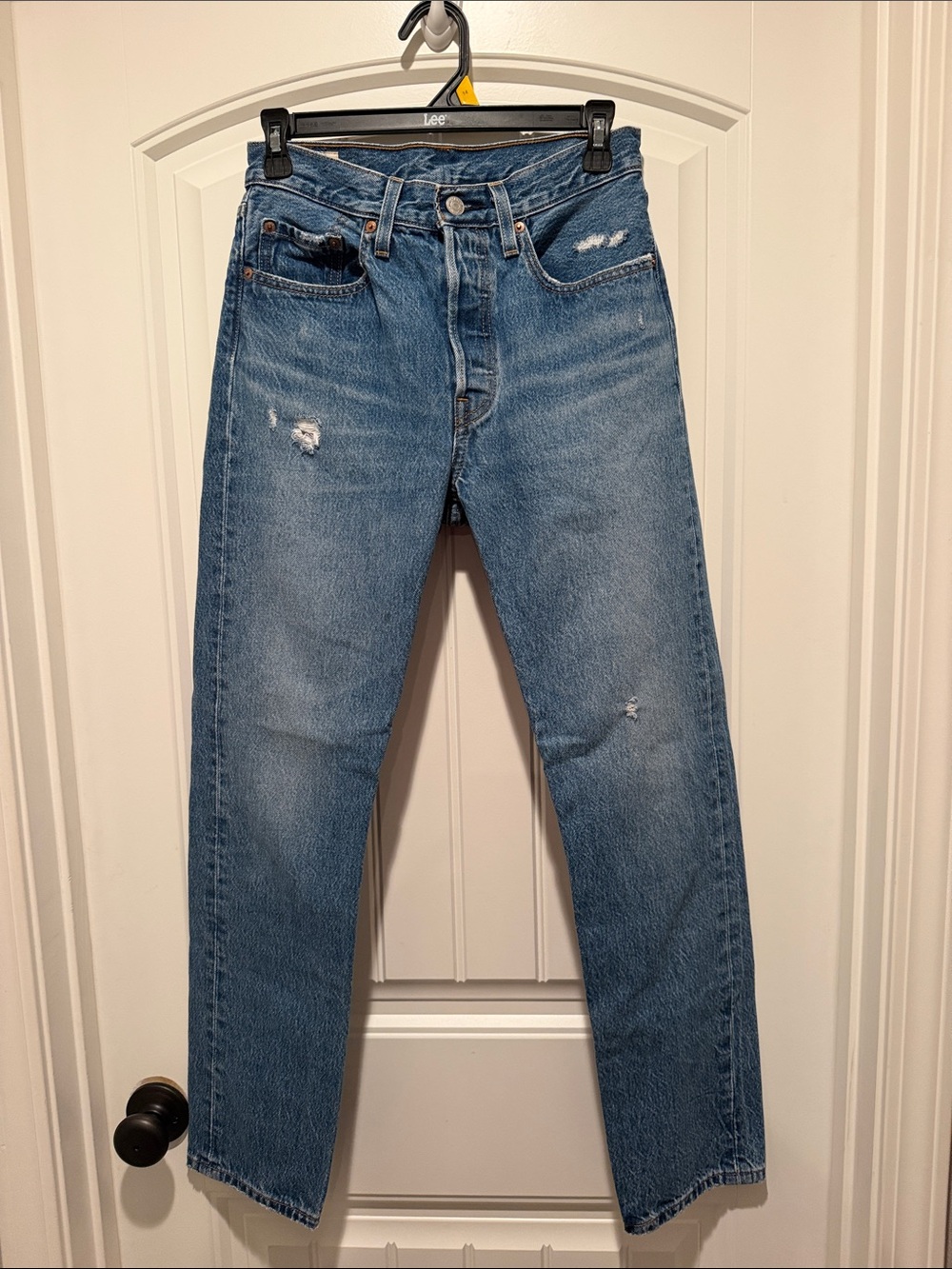 Levi Strauss 501 Medium Blue Straight Jeans